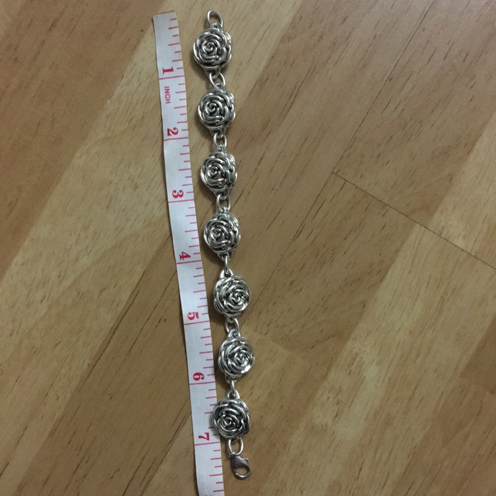 Beautiful 925  sterling silver bracelet - Picture 4 of 8